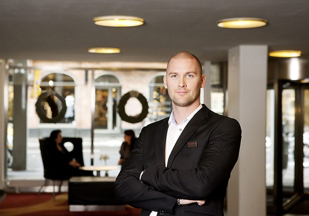 Kristian Sandahl, hotelldirektör Scandic Rubinen