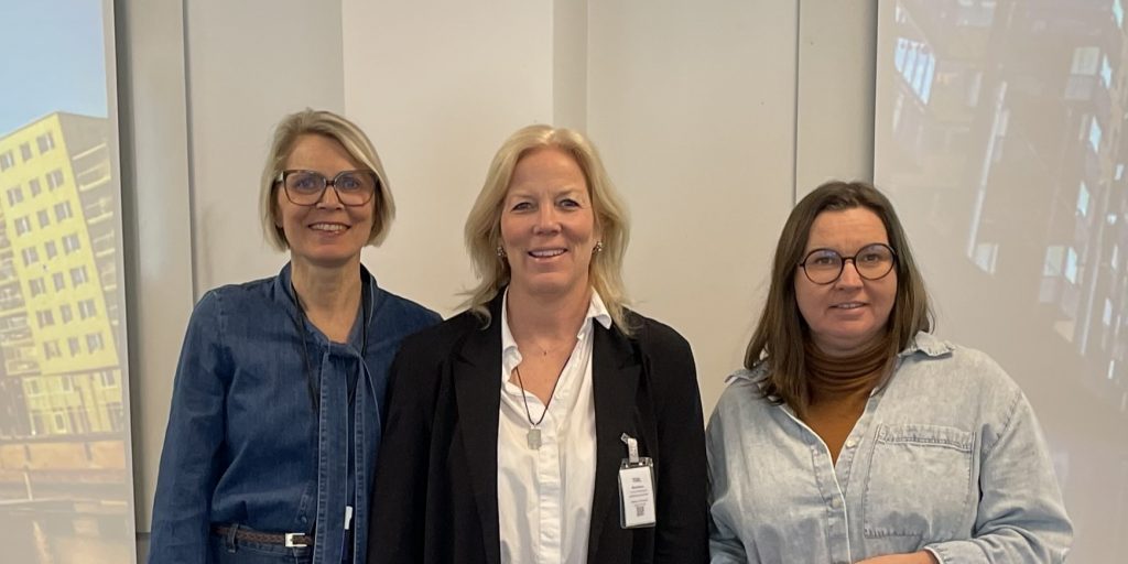 Tiina Peters, Viveka Blomgren och Bettina Sörstedt.