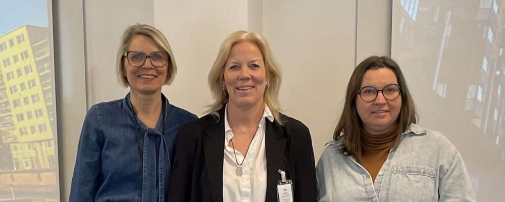 Tiina Peters, Viveka Blomgren och Bettina Sörstedt.